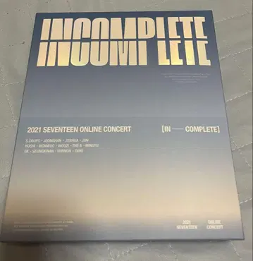 SEVENTEEN incomplete DVD