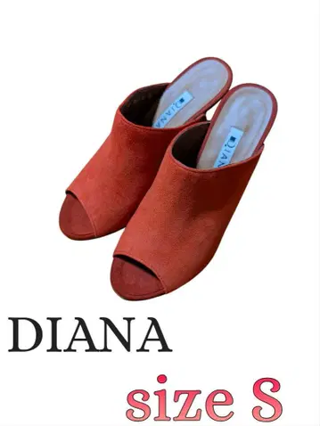 DIANA 오렌지 오픈토 샌들