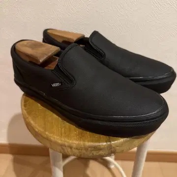VANS 슬립온 PU V98CF WR 올블랙 25.5cm