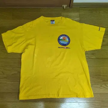 ONEITA 기업 티셔츠 90s 미국제 오렌지 싱글 스티치