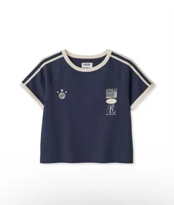AEAE Athlete Stripe Half T-Shirts