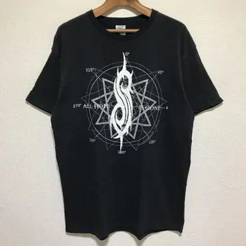 슬립낫/밴드 티셔츠 L (공식 Slipknot 00s 빈티지 90s