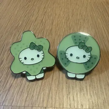 산리오 헬로키티 오사카 간사이 엑스포 일본관 핀 배지 세트