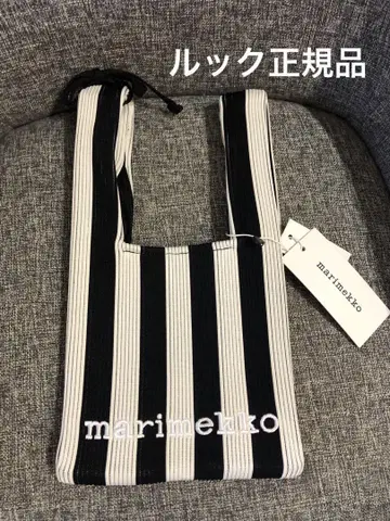 미사용 새상품 marimekko Knitted Mini 토트백