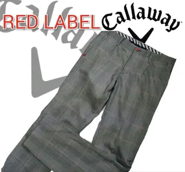 Callaway RED LABEL 체크 팬츠