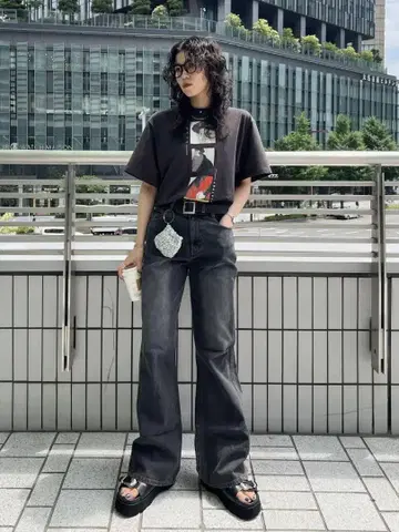 Ameri Vintage SENSU DETAIL DENIM PANTS