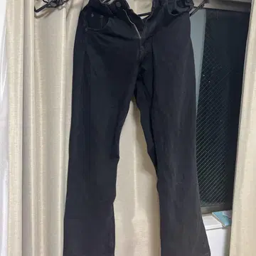 ZARA 배기 데님 블랙