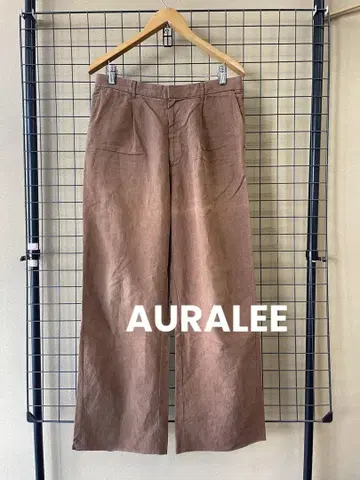 AURALEE 오라리 WASHED LINEN SLACKS 린넨 팬츠