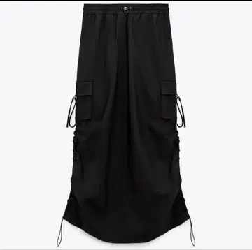 ZARA 테크니컬 카고 스커트 나일론 스커트 XS