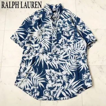 [인기] RALPH LAUREN 랄프 로렌 알로하 셔츠 반팔 셔츠 M