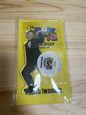 이와모토 히카루 아크릴 스탠드 Snow World 굿즈