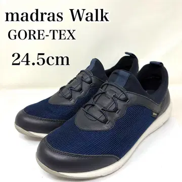 새상품급 고어텍스 madras Walk 스니커즈 24.5cm 네이비