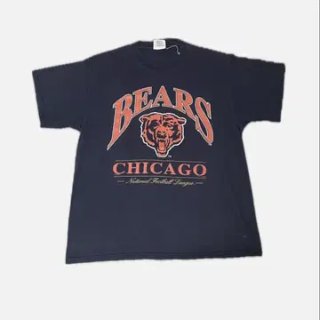 Bears 셔츠 네이비 NFL 90년대 Lee spots