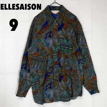 ELLESAISON (9) 올 패턴 폴리 셔츠