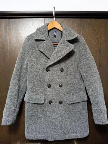 새상품급 TOMMY HILFIGER 타미힐피거 울 피코트