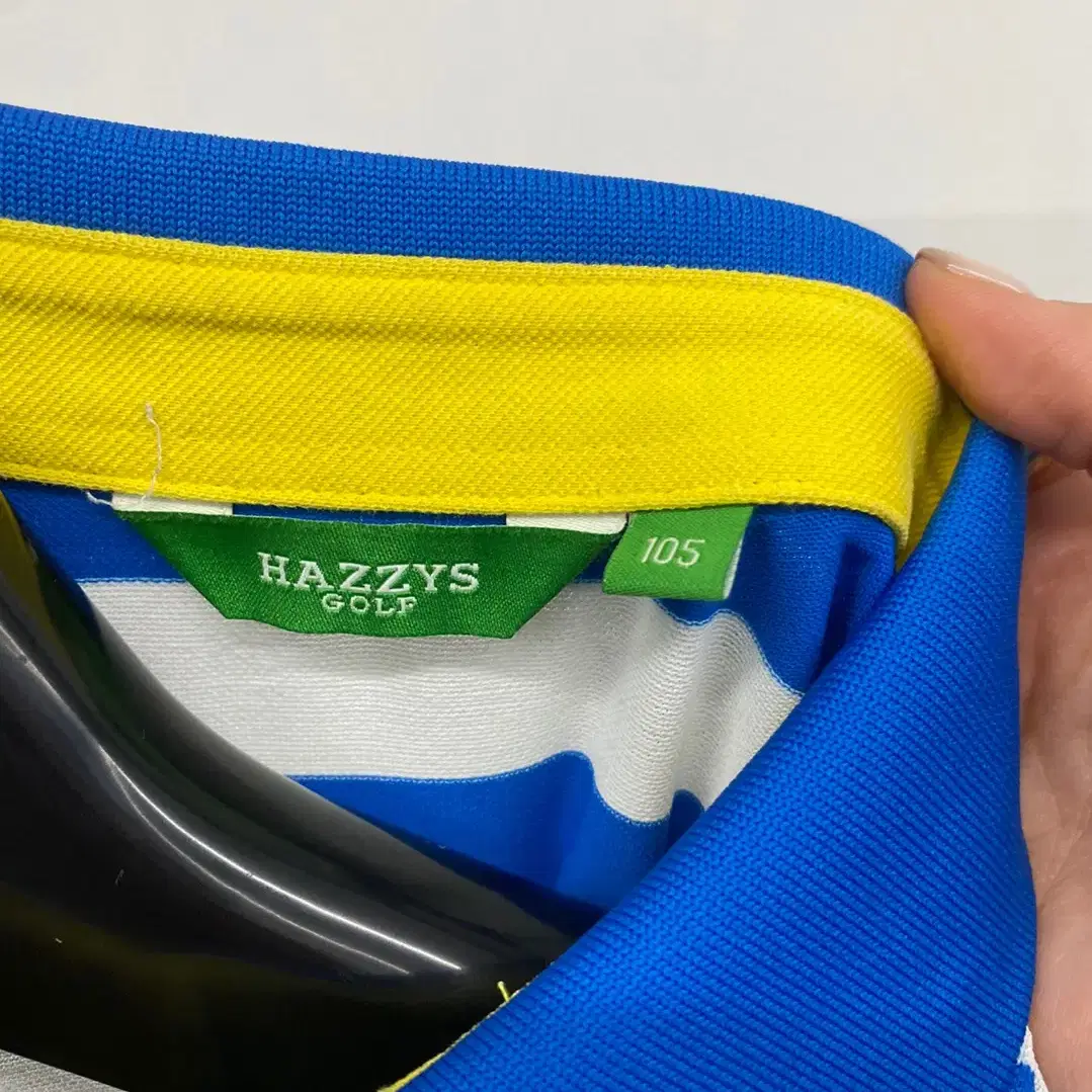 HAZZYS | 헤지스 (105) Men's Hazzys Golf Striped Kara T-shirt
