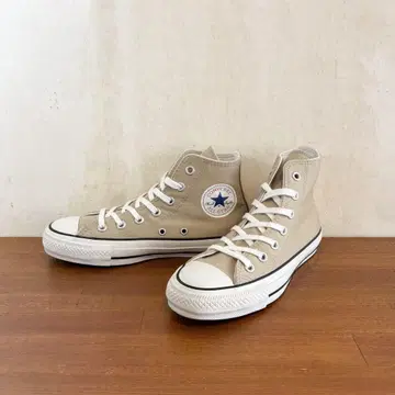 극미품 컨버스 올스타 워크 패브릭 23.5cm 베이지