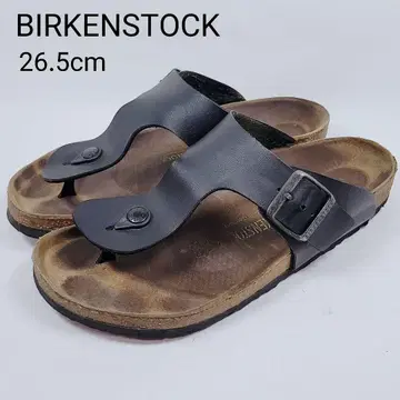 버켄스탁 기제 26.5cm 플립플랍 가죽 블랙