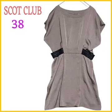 [ SCOT CLUB ] 스콧 클럽 브론즈 컬러 원피스 롱 블라우스