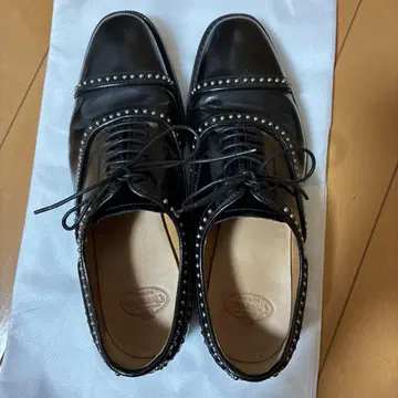 Church's ANNA MET 레이스업 스터드 버건디