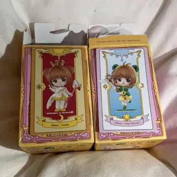 POPMART 카드캡터 사쿠라 피규어 2점