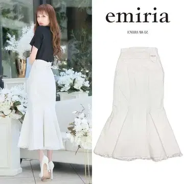 EmiriaWiz 에밀리아 위즈 하이웨스트 데님 머메이드 스커트