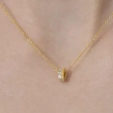 TATIANA Silver925 Glow Egg Ring Necklace