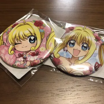 피치피치 피치 머메이드 플라워 제비뽑기당 캔뱃지 루치아