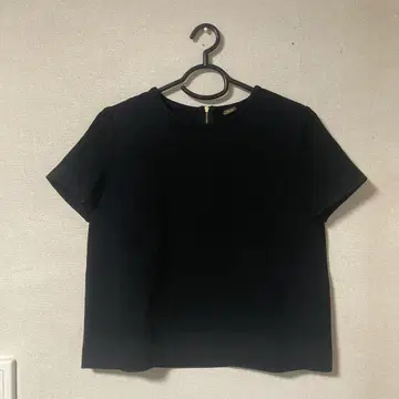 MUSE de Deuxieme classe 반팔 백 지퍼 블라우스