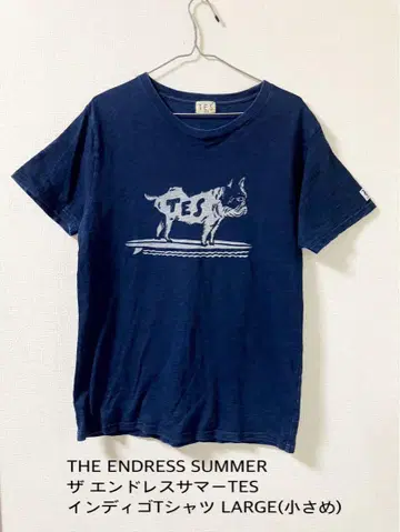 THE ENDRESS SUMMER 디 엔드리스 써머 TES 인디고 티셔츠