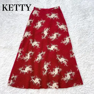 KETTY 케티 롱 티어드 스커트 꽃무늬 도트