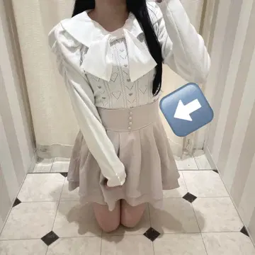 evelyn 미디 기장 더블 플레어 SK