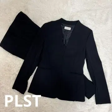 [새상품급] PLST 노카라 자켓 팬츠 셋업 수트 네이비