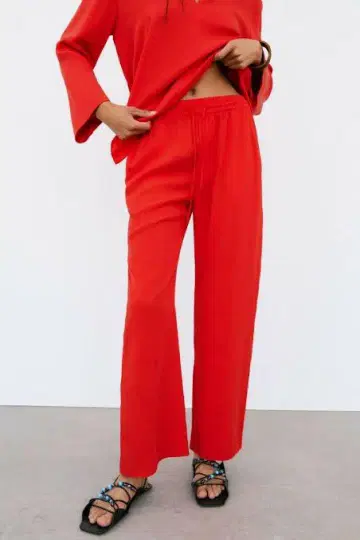 [ ZARA ] 스트레이트 핏 필드 팬츠