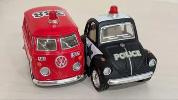 Volkswagen 미니카 경찰차와 소방차 세트
