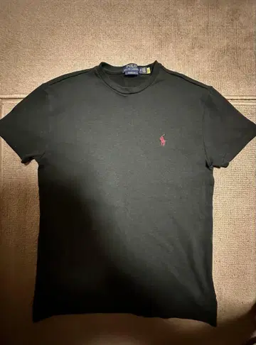 Polo Ralph Lauren 블랙 크루넥 티셔츠
