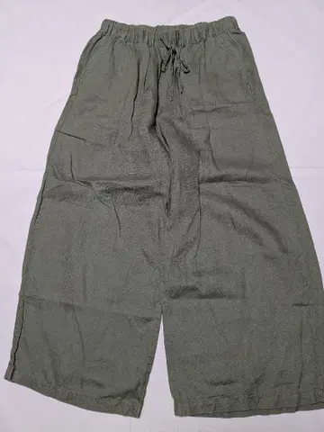 MUJI 무인양품 프렌치 린넨 이지 와이드 팬츠