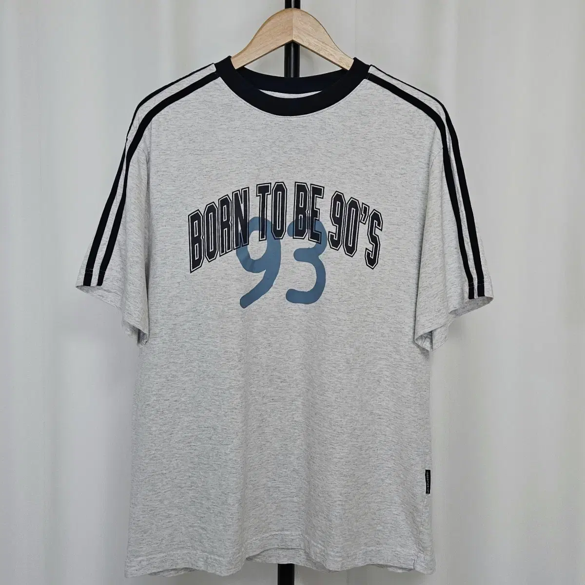 Tシャツ・カットソー 1993studio Vintage Lettering T-Shirt_Light Grey MUSINSA | 1993STUDIO Vintage Lettering T-Shirt_Light Grey