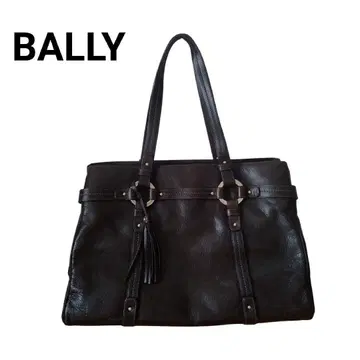 BALLY 발리 다크 브라운 보스턴 백 토트백