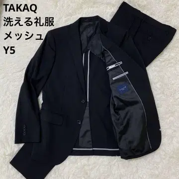 [새상품급] TAKAQ 워셔블 예복 블랙 포멀 메쉬 Y5 슬림