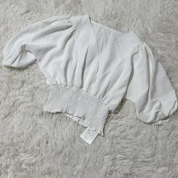 [ c5467 ] 새상품 GRL 블라우스 반팔 화이트