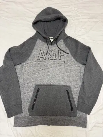 Abercrombie & Fitch 그레이 후드티 L