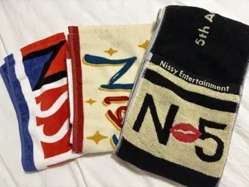 Nissy 니시지마 타카히로 타월 세트 1st 2nd dome