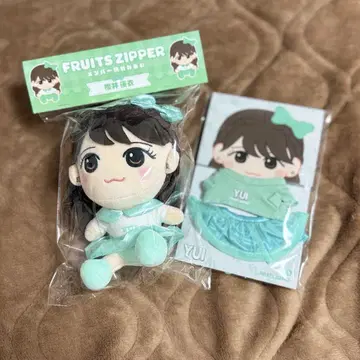 사쿠라이 유이 FRUITS ZIPPER 꼬마인형 최애 어필 T 세트