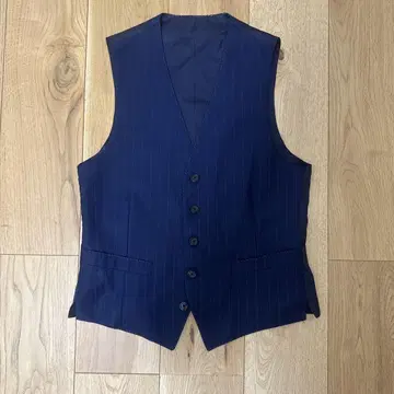 Paul Smith 네이비 스트라이프 베스트
