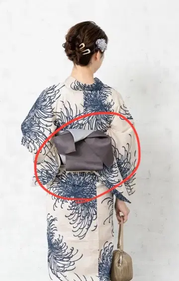 유카타나 기모노의 반폭 오비 성인 여성용