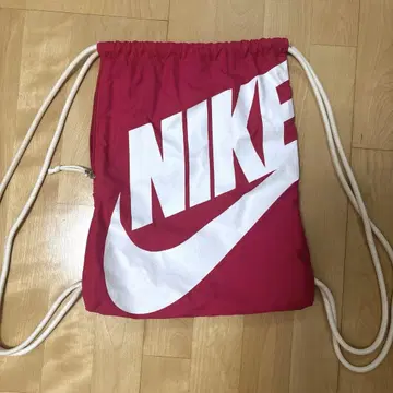 NIKE 핑크 냅색 로고