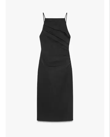 zara 드레이프 미디 원피스 zw collection