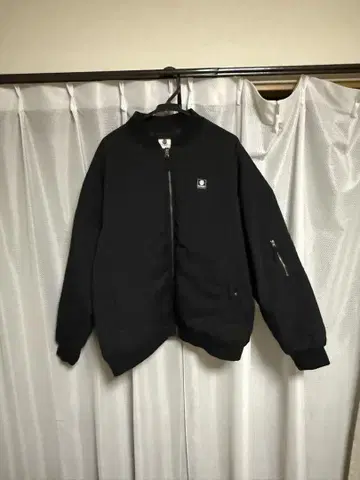 블랙 봄버 자켓 사이즈 XL
