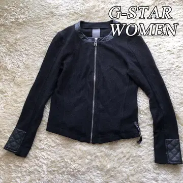 G-STAR 지스타 우먼 풀 집업 울 자켓 S 블랙